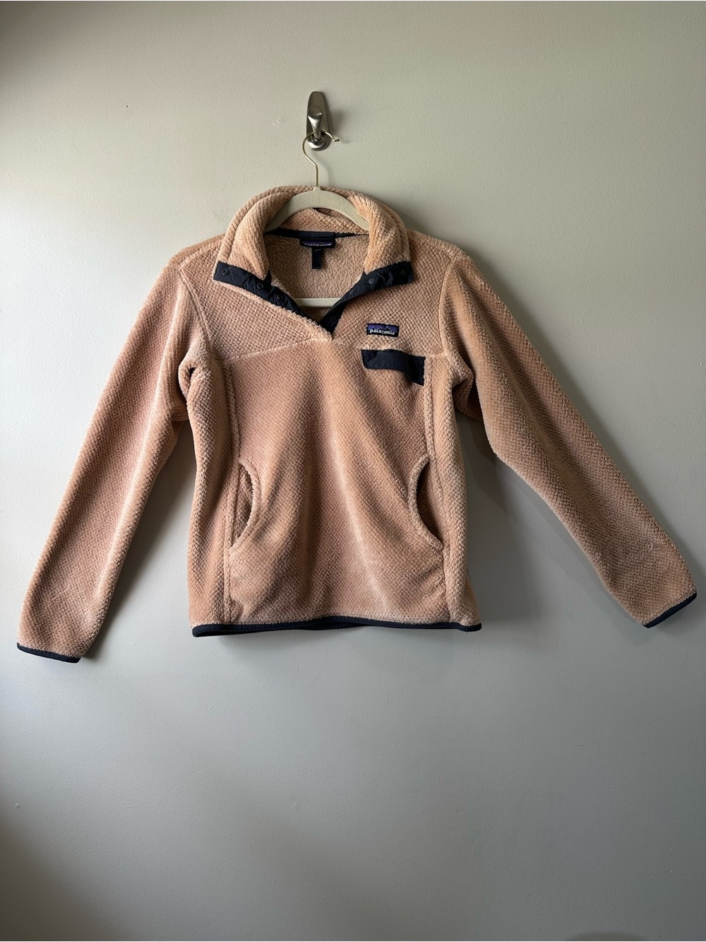 Patagonia Women’s Re-tool Snap-t Fleece Pullover Pink Rosewater Size S Outdoors